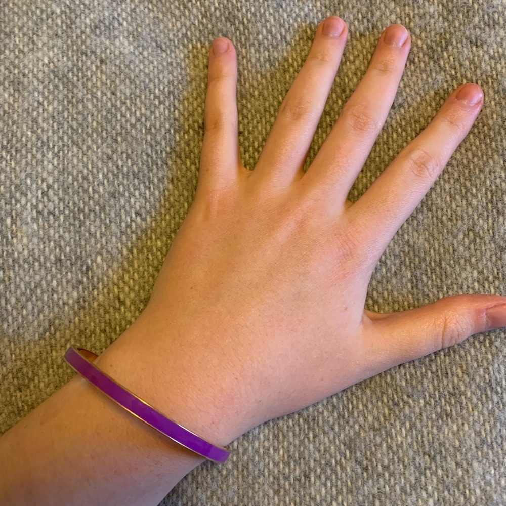 kate spade new york Purple Idiom Bangle